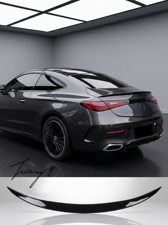 MERCEDES BENZ CLE COUPE CLE260 CLE300 CLE53 2024+ AMG STYLE GLOSS BLACK REAR SPOILER BODYKIT