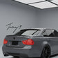 Gloss black rear roof window spoiler lip wing for BMW 3 Series M3 E90 2004 to 2012
