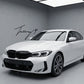 Black OEM kidney grille upgrade for BMW G20 3 Series front bumper styling