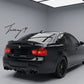 BMW 3 Series E90 PSM style gloss black rear boot spoiler
