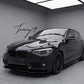 BMW 1 Series F20 F21 2011-2015 gloss black M Performance style side skirts
