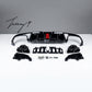 Mercedes C Class W205 C63 Coupe AMG Line rear F1 style diffuser gloss black sporty design