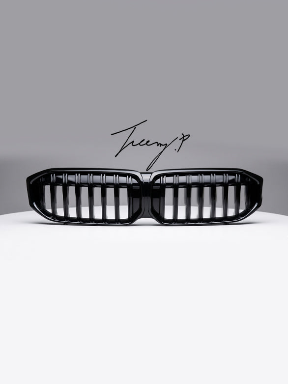 Black OEM kidney grille upgrade for BMW G20 3 Series front bumper styling