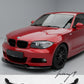 Carbon fibre front splitter lip for BMW 1 Series E82 E88 M Sport 2007 to 2013

