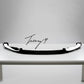 Gloss black front splitter spoiler lip for BMW M2 F87 M Sport Performance 2016 to 2021
