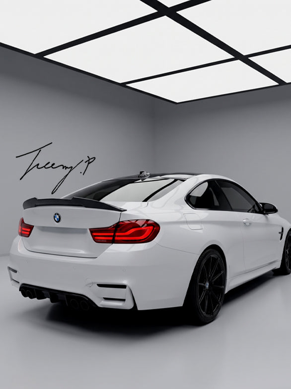 BMW F36 Gran Coupe Gloss Black Rear Boot Spoiler
