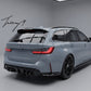 BMW 3 Series G21 Touring 2019-2025 rear gloss black roof spoiler extension