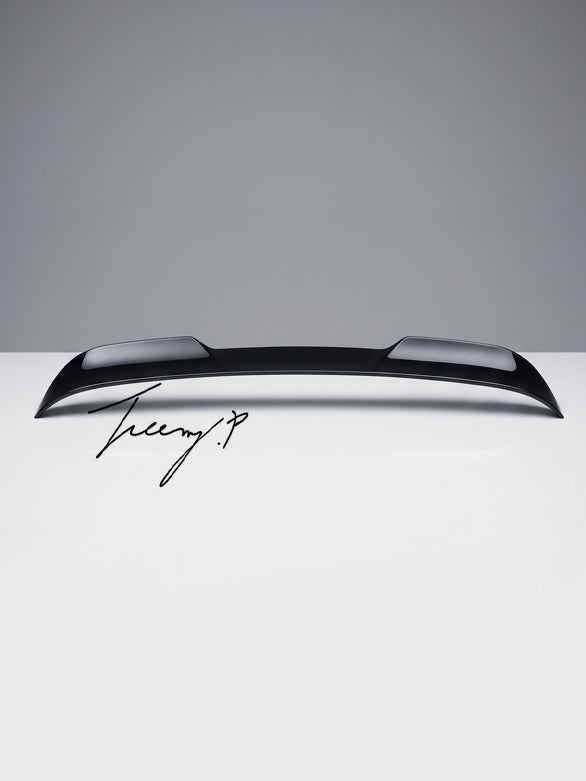 BMW 3 Series G21 Touring 2019-2025 rear gloss black roof spoiler extension