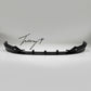 Gloss black MP style front splitter spoiler lip for BMW 5 Series G30 2021 onwards
