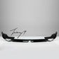 Gloss black front splitter spoiler lip for BMW 3 Series G20 G21 M Sport Kit 2022 onwards
