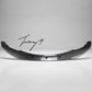 Carbon look splitter lip for BMW 1 Series F20 F21 pre LCI M Performance 2011 to 2015
