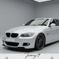 Gloss black front splitter spoiler lip for BMW 3 Series E92 E93 M Sport 2004 to 2012
