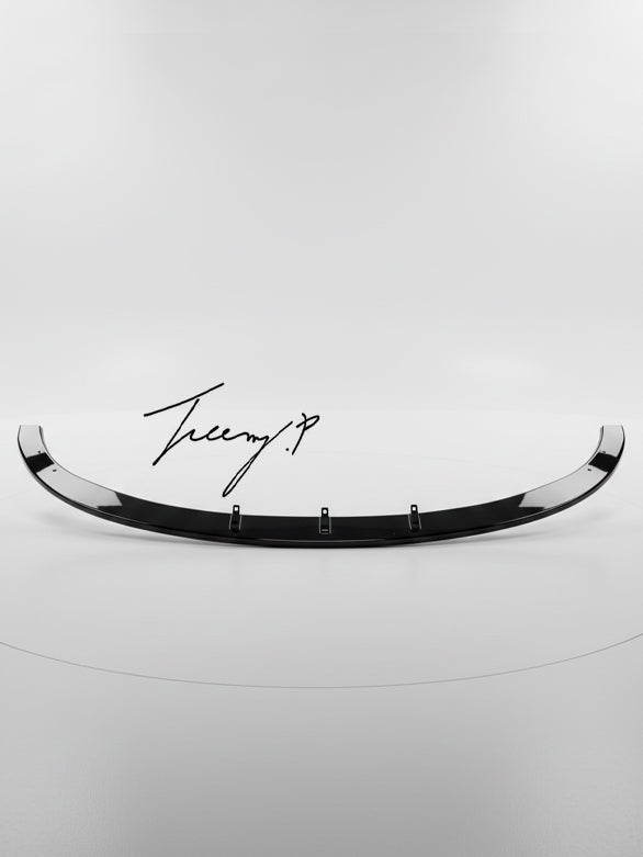 Gloss black front splitter spoiler lip for BMW 3 Series E92 E93 M Sport 2004 to 2012
