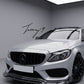 Mercedes C-Class W205 C205 gloss black AMG GT style front grille
