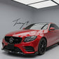 E63 AMG gloss black front grille for Mercedes E Class 2016 to 2023
