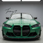 CSL style black front grille upgrade for BMW G80 M3 and G82 G83 M4