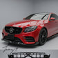 E63 AMG gloss black front grille for Mercedes E Class 2016 to 2023
