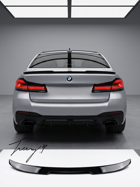 BMW G30 CS Style V Gloss Black Boot Spoiler
