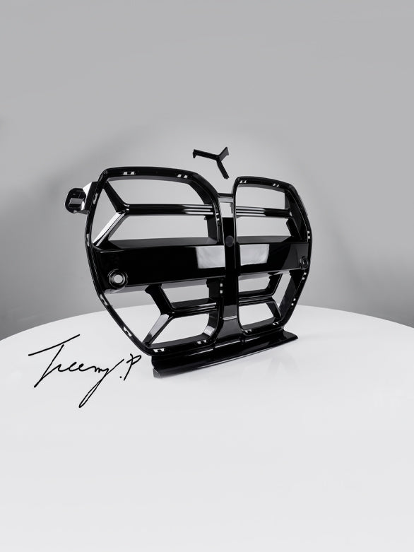 CSL style black front grille upgrade for BMW G80 M3 and G82 G83 M4