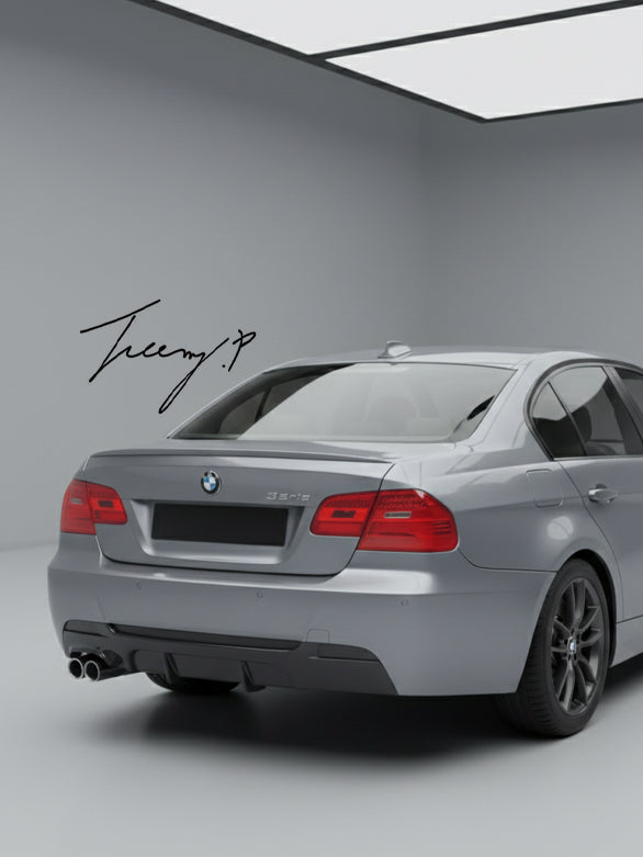 Carbon fibre rear diffuser for BMW 3 Series E92 E93 M Sport
