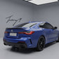 BMW 4 Series G22 M440i M440d 2020-2026 rear gloss black quad exit diffuser