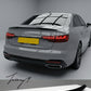 Audi RS4 B9 gloss black rear trunk spoiler sleek sporty design for 2017 to 2019 model
