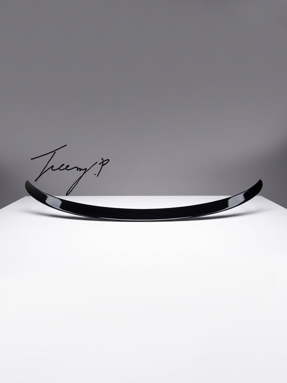 AMG style black trunk spoiler lip for Mercedes CLA 2013–2019
