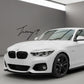 Carbon fibre front splitter for BMW 1 Series F20 F21 M Sport