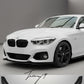 Carbon fibre front splitter for BMW 1 Series F20 F21 M Sport
