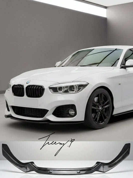 Carbon fibre front splitter for BMW 1 Series F20 F21 M Sport