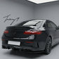 E63 S AMG style gloss black boot spoiler for Mercedes E Class C238 Coupe 2016 to 2020
