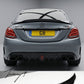 Mercedes C Class W205 PSM style gloss black rear spoiler lip
