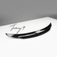 Mercedes C Class W205 PSM style gloss black rear spoiler lip
