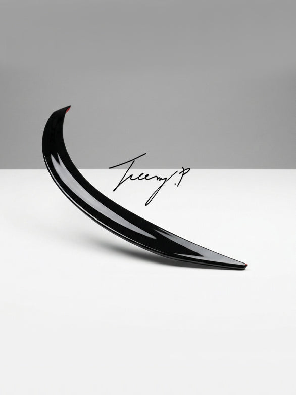 E63 S AMG style gloss black boot spoiler for Mercedes E Class C238 Coupe 2016 to 2020
