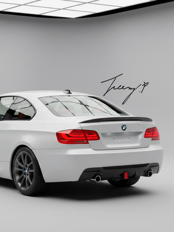 Carbon fibre rear diffuser for BMW 3 Series E92 E93 M Sport
