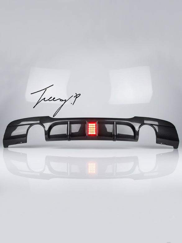 Carbon fibre rear diffuser for BMW 3 Series E92 E93 M Sport
