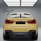 Gloss black rear diffuser for BMW X6 F16 M Sport
