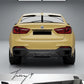 Gloss black rear diffuser for BMW X6 F16 M Sport
