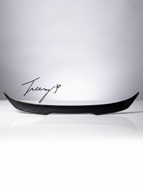 Gloss black rear roof spoiler for BMW 3 Series G21 wagon
