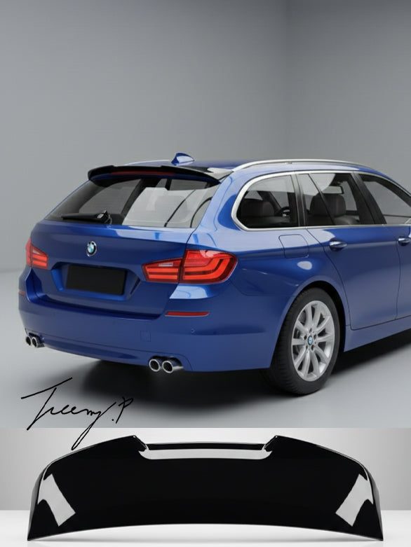 Gloss black rear roof spoiler for BMW 5 Series F11 Touring
