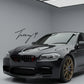 Gloss black front splitter for BMW M5 F10 RKP style
