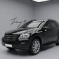 Mercedes ML GLE W166 OE style gloss black side steps running boards
