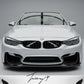 Gloss black front splitter for BMW M3 M4 F80 F82 F83
