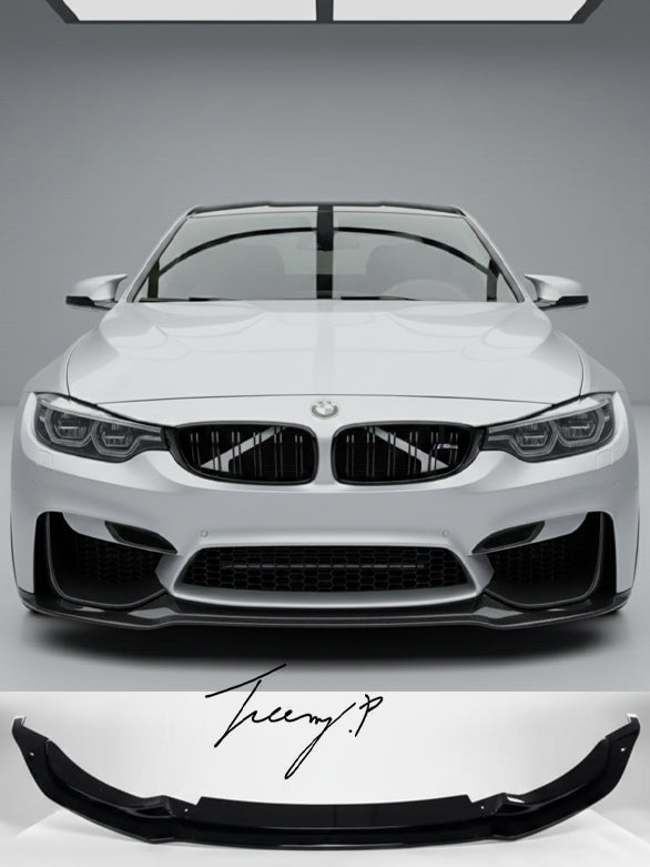 Gloss black front splitter for BMW M3 M4 F80 F82 F83
