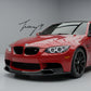 Carbon fibre front splitter spoiler lip for BMW M3 E90 E91 E92 E93 2007–2013
