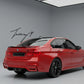 Carbon fibre rear boot lip spoiler M4 style for BMW 3 Series M3 F30 F80 2011–2019
