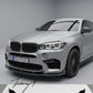 Carbon fiber front bumper lip spoiler for BMW X5M F85 and X6M F86 2014 to 2018