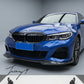 Carbon look front splitter upgrade for BMW G20 and G21 sporty front bumper styling