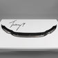 Carbon fiber front bumper lip spoiler for BMW X5M F85 and X6M F86 2014 to 2018