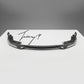 Carbon look front splitter upgrade for BMW G20 and G21 sporty front bumper styling
